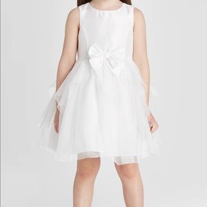 Zenzi Glitter Tulle Flower Girl Dress 2T